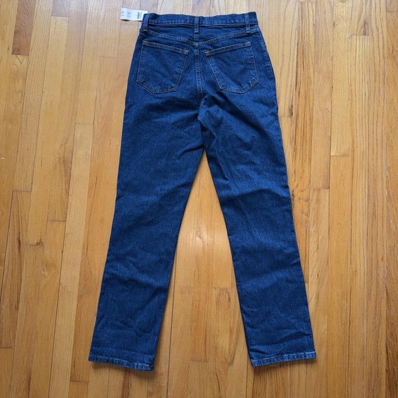 New Abercrombie & Fitch Jeans Womens 27 4R The 90s Straight High Rise Denim - Picture 2 of 11